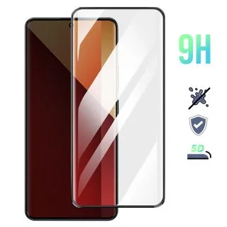 Protector de Pantalla de Cristal Templado Full Cover para Xiaomi Redmi Note 13 Pro Plus – Borde Negro