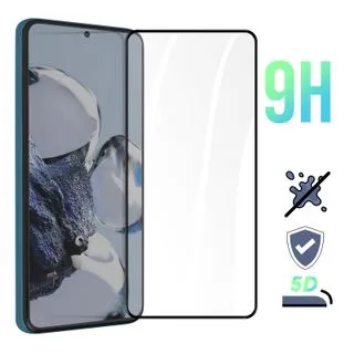 Protector de Pantalla de Cristal Templado Full Cover para Xiaomi Redmi Note 12 Pro Plus – Borde Negro