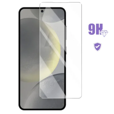 Cristal Templado Full Cover para Samsung Galaxy S24– Sin Bordes Negros, Alta Transparencia