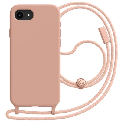 Funda con Cordón para iPhone 16e - Rosa