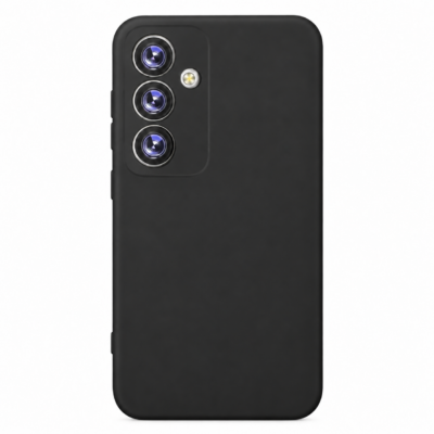 Funda de Silicona con Protección de Cámara – Antigolpes y Tacto Suave para Samsung Galaxy A05s - Negro