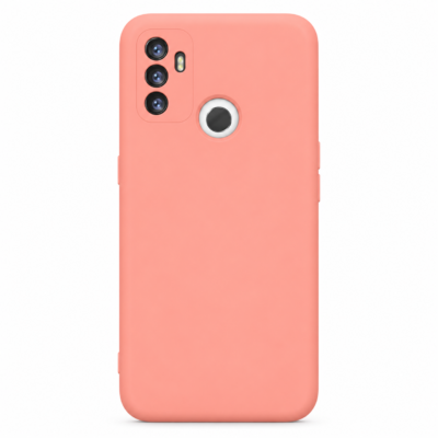 Funda de Silicona con Protección de Cámara – Antigolpes y Tacto Suave para Oppo A32/A53/A53S - Rosa