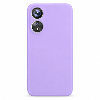 Funda de Silicona con Protección de Cámara – Antigolpes y Tacto Suave para Oppo A98 5G - Morado