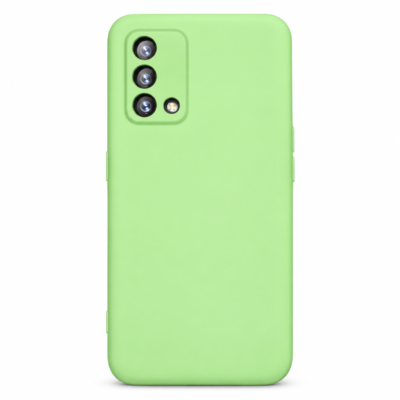 Funda de Silicona con Protección de Cámara – Antigolpes y Tacto Suave para Oppo A95 / A74 / Reno 6 Lite - Verde