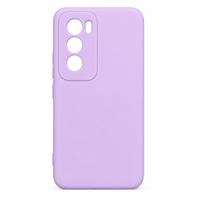 Funda de Silicona con Protección de Cámara – Antigolpes y Tacto Suave para Oppo Reno 12 Pro - Morado