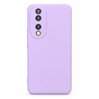 Funda de Silicona con Protección de Cámara – Antigolpes y Tacto Suave para Honor 90 - Morado
