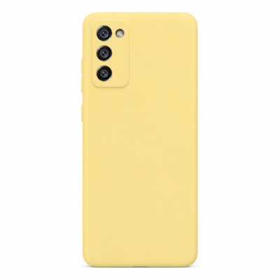 Funda de Silicona con Protección de Cámara – Antigolpes y Tacto Suave para Samsung Galaxy S20 FE - Amarillo