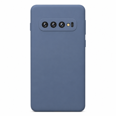 Funda de Silicona con Protección de Cámara – Antigolpes y Tacto Suave para Samsung Galaxy S10 Plus - Azul