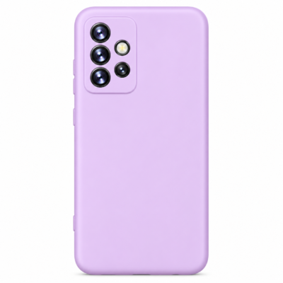 Funda de Silicona con Protección de Cámara – Antigolpes y Tacto Suave para Samsung Galaxy A51 - Morado