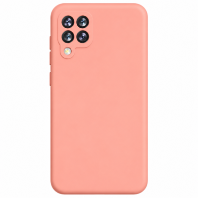 Funda de Silicona con Protección de Cámara – Antigolpes y Tacto Suave para Samsung Galaxy A12 - Rosa