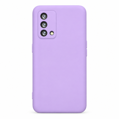 Funda de Silicona con Protección de Cámara – Antigolpes y Tacto Suave para Oppo A95 / A74 / Reno 6 Lite - Morado