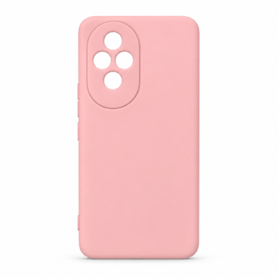 Funda de Silicona con Protección de Cámara – Antigolpes y Tacto Suave para Honor 200 Pro - Rosa