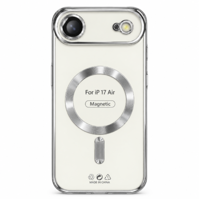 Funda Magnética MagSafe con Protección de Cámara para iPhone 17 Air - Plata