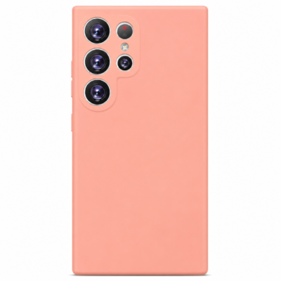 Funda de Silicona con Protección de Cámara – Antigolpes y Tacto Suave para Samsung Galaxy S23 Ultra - Rosa