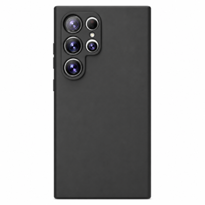 Funda de Silicona con Protección de Cámara – Antigolpes y Tacto Suave para Samsung Galaxy S22 Ultra - Negro