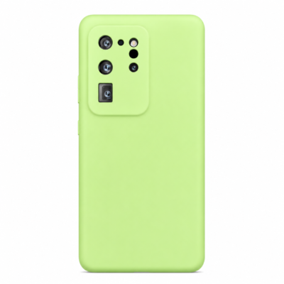 Funda de Silicona con Protección de Cámara – Antigolpes y Tacto Suave para Samsung Galaxy S20 Ultra - Verde