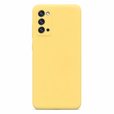 Funda de Silicona con Protección de Cámara – Antigolpes y Tacto Suave para Samsung Galaxy Note 20 - Amarillo
