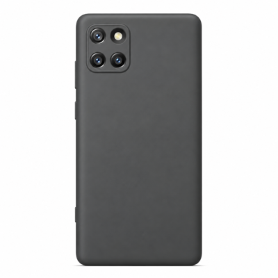 Funda de Silicona con Protección de Cámara – Antigolpes y Tacto Suave para Samsung Galaxy Note 10 Lite - Negro