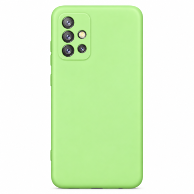 Funda de Silicona con Protección de Cámara – Antigolpes y Tacto Suave para Samsung Galaxy A51 - Verde