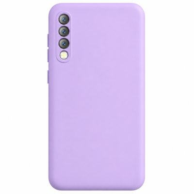 Funda de Silicona con Protección de Cámara – Antigolpes y Tacto Suave para Samsung Galaxy A50 - Morado