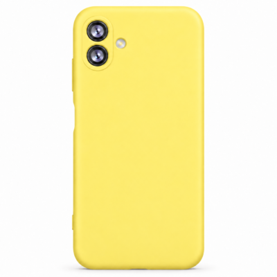 Funda de Silicona con Protección de Cámara – Antigolpes y Tacto Suave para Samsung Galaxy A04 - Amarillo