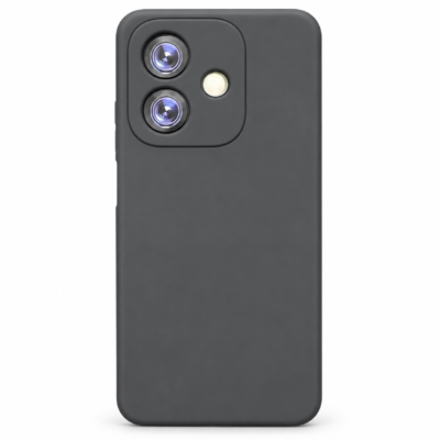 Funda de Silicona con Protección de Cámara – Antigolpes y Tacto Suave para Oppo A40 - Negro