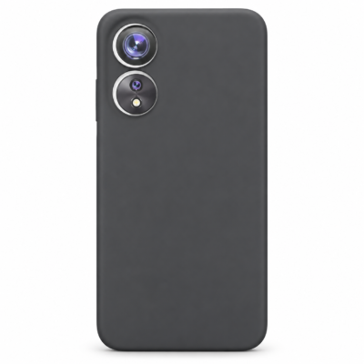 Funda de Silicona con Protección de Cámara – Antigolpes y Tacto Suave para Oppo A98 5G - Negro