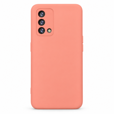Funda de Silicona con Protección de Cámara – Antigolpes y Tacto Suave para Oppo A95 / A74 / Reno 6 Lite - Rosa