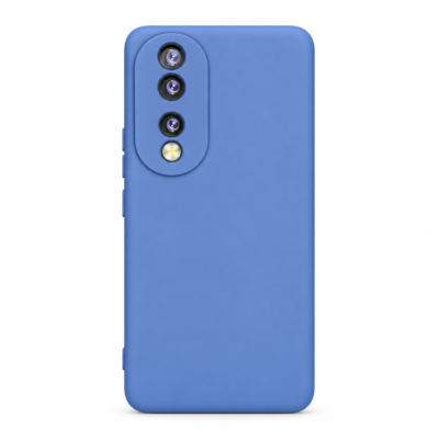 Funda de Silicona con Protección de Cámara – Antigolpes y Tacto Suave para Honor 90 - Azul