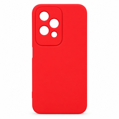 Funda de Silicona con Protección de Cámara – Antigolpes y Tacto Suave para Honor 200 Lite - Rojo