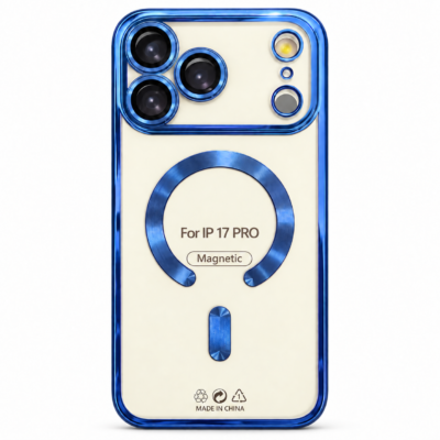 Funda Magnética MagSafe con Protección de Cámara para iPhone 17 Pro - Azul