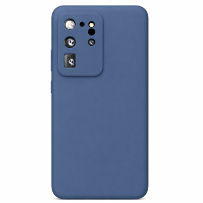 Funda de Silicona con Protección de Cámara – Antigolpes y Tacto Suave para Samsung Galaxy S20 Ultra - Azul