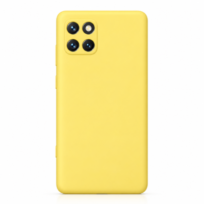 Funda de Silicona con Protección de Cámara – Antigolpes y Tacto Suave para Samsung Galaxy Note 10 Lite - Amarillo