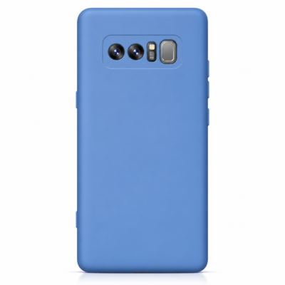 Funda de Silicona con Protección de Cámara – Antigolpes y Tacto Suave para Samsung Galaxy Note 8 - Azul
