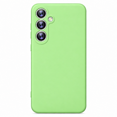 Funda de Silicona con Protección de Cámara – Antigolpes y Tacto Suave para Samsung Galaxy A14 - Verde