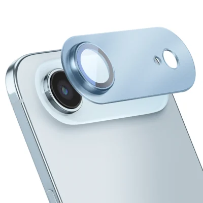 Protector de Cámara Trasera Completo para iPhone 17 AIR – Cristal Templado y Protección de Lentes - Azul