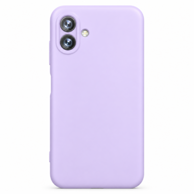 Funda de Silicona con Protección de Cámara – Antigolpes y Tacto Suave para Samsung Galaxy A07 - Morado