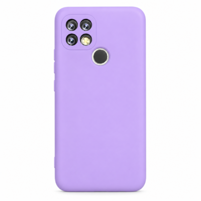 Funda de Silicona con Protección de Cámara – Antigolpes y Tacto Suave para Oppo A15/A15S/A35 - Morado