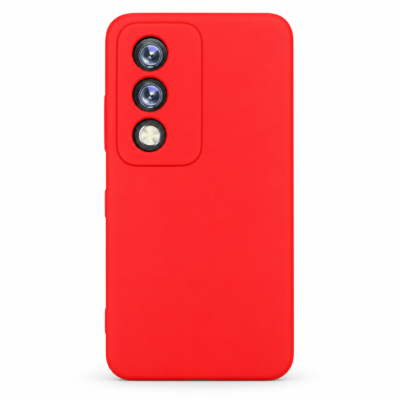 Funda de Silicona con Protección de Cámara – Antigolpes y Tacto Suave para Oppo A80 - Rojo