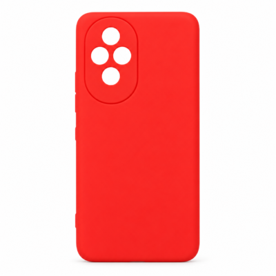 Funda de Silicona con Protección de Cámara – Antigolpes y Tacto Suave para Honor 200 Pro - Rojo