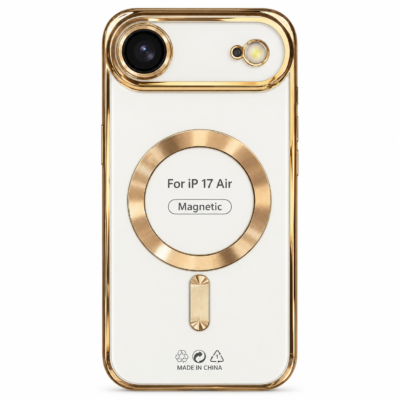 Funda Magnética MagSafe con Protección de Cámara para iPhone 17 Air - Amarillo