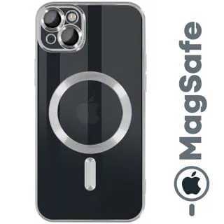 Funda MagSafe iPhone 14 Protección Premium Carga Magnética Ultra - Plata