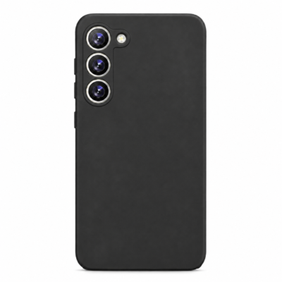 Funda de Silicona con Protección de Cámara – Antigolpes y Tacto Suave para Samsung Galaxy S23 - Negro