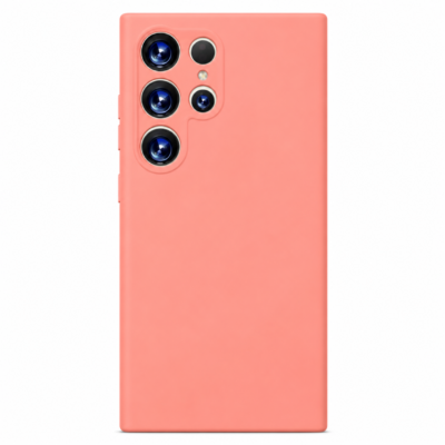 Funda de Silicona con Protección de Cámara – Antigolpes y Tacto Suave para Samsung Galaxy S22 Ultra - Rosa