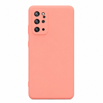 Funda de Silicona con Protección de Cámara – Antigolpes y Tacto Suave para Samsung Galaxy S20 Plus - Rosa