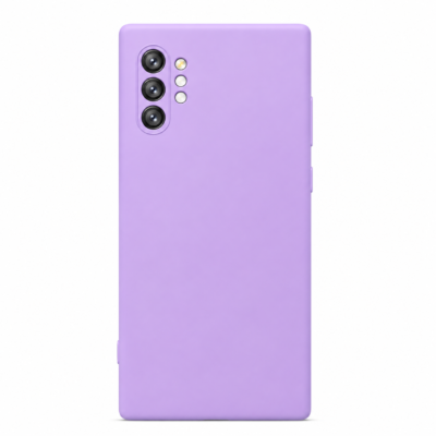Funda de Silicona con Protección de Cámara – Antigolpes y Tacto Suave para Samsung Galaxy Note 10 Plus - Morado