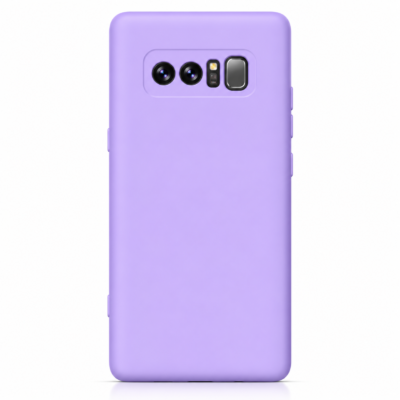 Funda de Silicona con Protección de Cámara – Antigolpes y Tacto Suave para Samsung Galaxy Note 8 - Morado