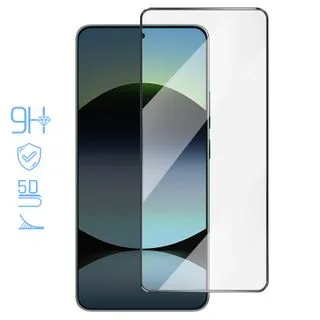 Protector de Pantalla de Cristal Templado Full Cover para Xiaomi Redmi Note 14 4G – Borde Negro