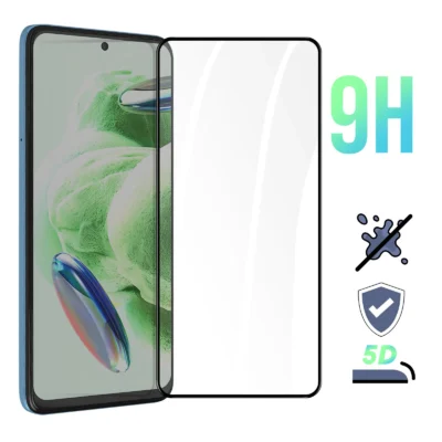 Protector de Pantalla de Cristal Templado Full Cover para Xiaomi Redmi Note 10s – Borde Negro