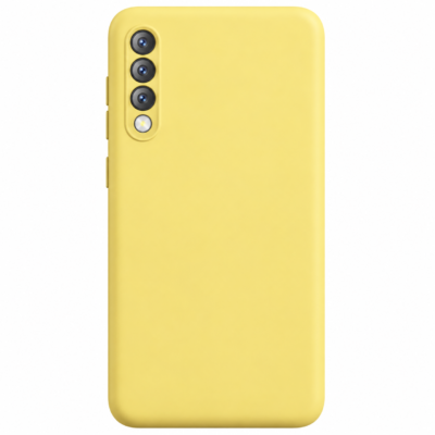 Funda de Silicona con Protección de Cámara – Antigolpes y Tacto Suave para Samsung Galaxy A50 - Amarillo